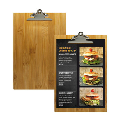 Klemmbrett aus Bambus A5 