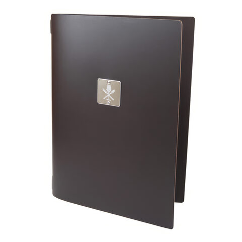 Speisekarte "FASHION" braun A4 