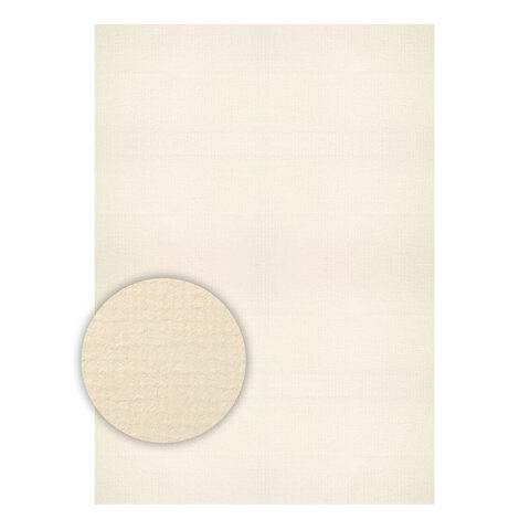 Einlegeblätter A4 elfenbein strukturiert 100g 