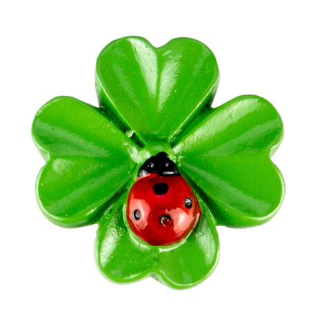 Glücksbringer "Kleeblatt" ca. 3cm 