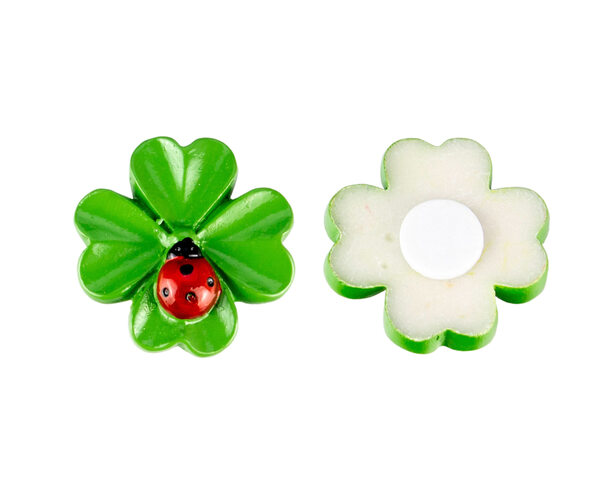 Glücksbringer "Kleeblatt" ca. 3cm 