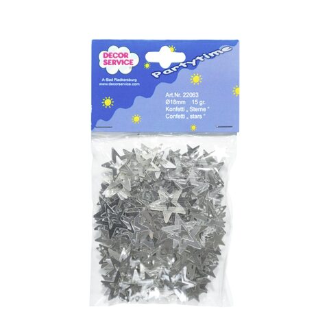 Konfetti "Sterne" 18mm 15g