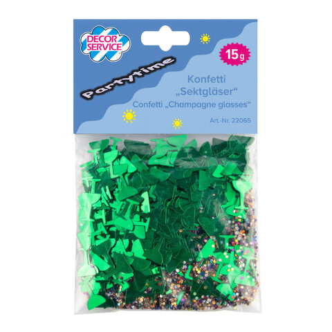 Konfetti "Sektgläser" 11mm 15g