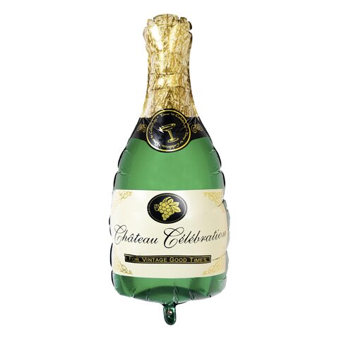 Folienballon "Champagnerflasche" ca. 92cm 