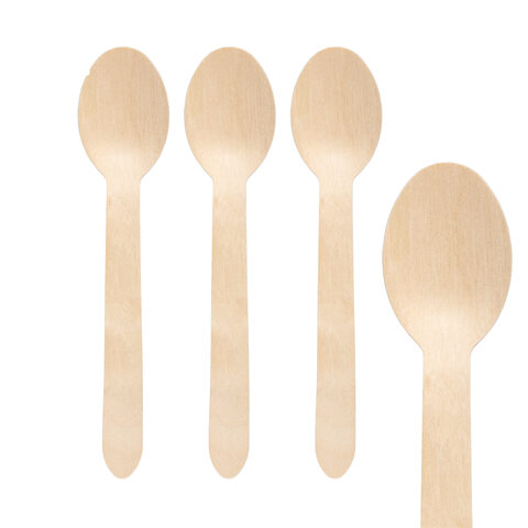 Löffel Einweg aus Holz 16cm 