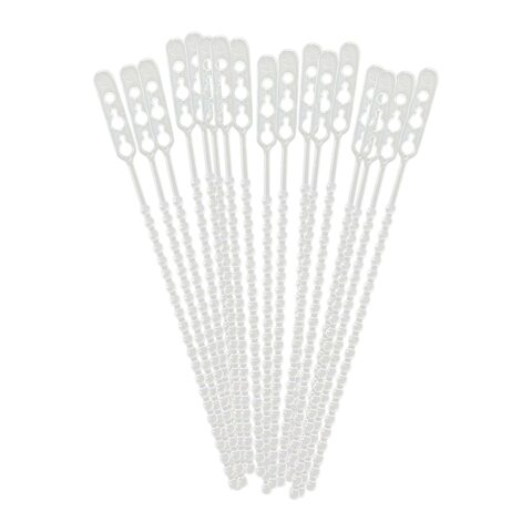 100x Schnellbinder Blitzbinder Länge 140mm wiederverschließbar natur