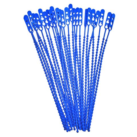 VEPATIM 2000 Schnellbinder Blitzbinder Länge 245mm wiederverschließbar blau