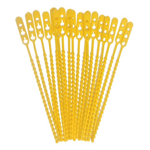 Schnellbinder Blitzbinder Länge 190mm wiederverschließbar gelb 