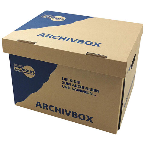 Archivbox Lagerbox 400x320x290mm extrem stabil bis 250kg stapelbar