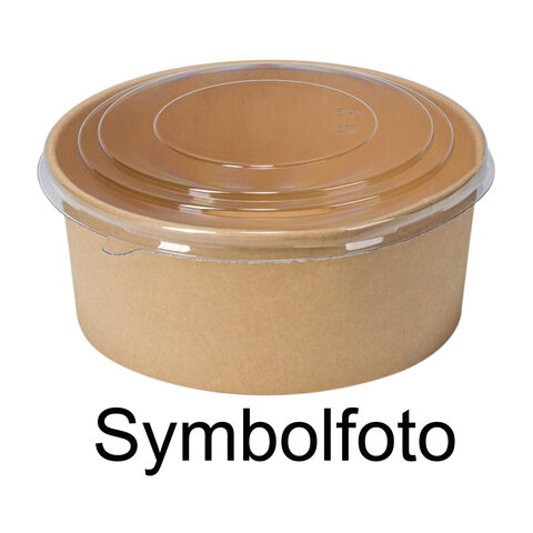 50x Deckel für Salatschalen 1100ml transparent aus rPET