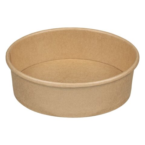 VEPATIM 500 Salatschalen 1100 ml aus Kraftpapier braun