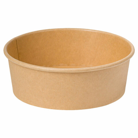VEPATIM 500 Salatschalen 1300 ml aus Kraftpapier braun