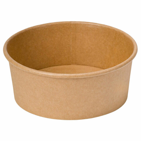 VEPATIM 500 Salatschalen 500 ml aus Kraftpapier braun