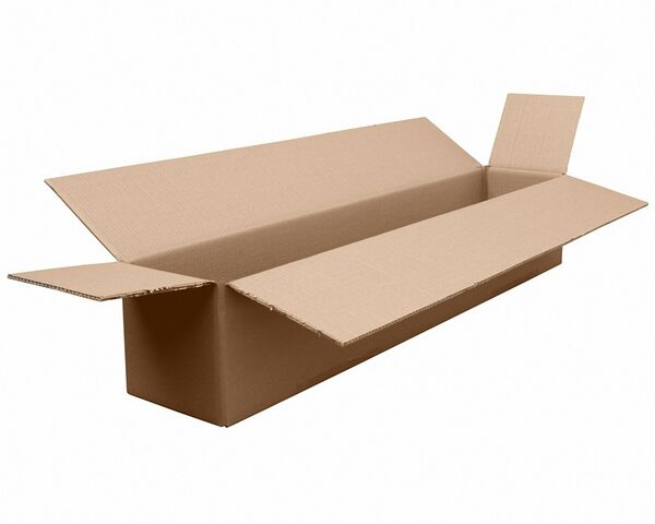 44x Faltkarton Versandhülsen 1200x200x200mm 2-wellig braun