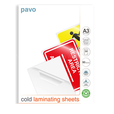 150x Kaltlaminierfolien A3 310x420mm 90 mic Hochglanz 