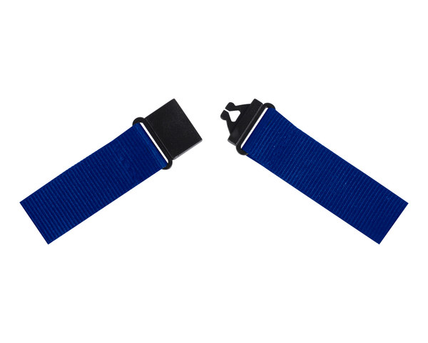 Textilband für Ausweishalter Schlüsselband Lanyard Schlüsselbänder blau 