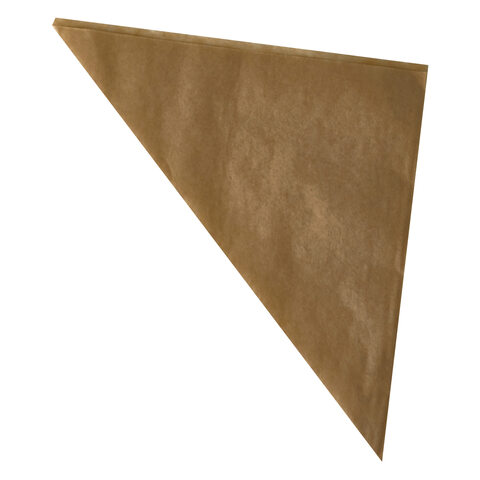 Spitztüten Pergamentersatz fettdicht 23x23x33cm 250gr. braun 