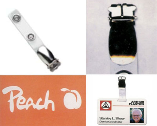 200x PEACH Halteschlaufe für ID-Cards