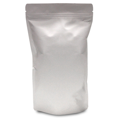 Standbodenbeutel Kraftpapier weiß 180x290x90mm 1000ml 