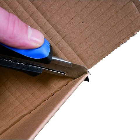 Schnellaufrichtekarton braun variable Höhe Automatikboden A5 A4 A3