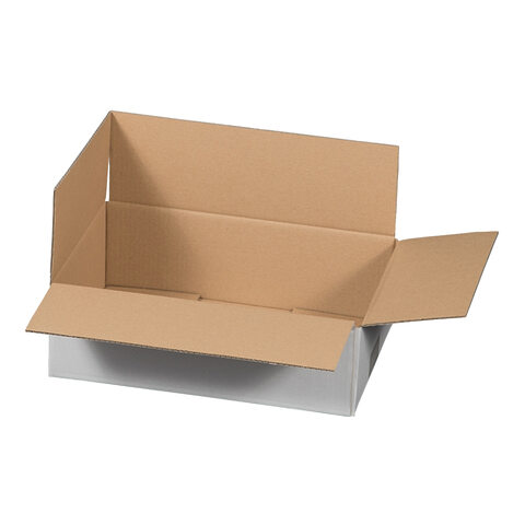 Faltkarton 300x200x100mm (Außenmaß) 1-wellig weiß