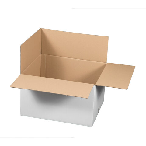 Faltkarton 500x400x300mm 2-wellig weiß