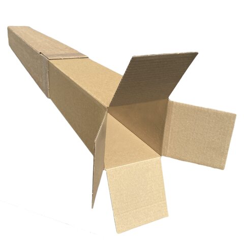 Teleskophülle 1050x112x112mm für Versandhülsen LONGBOX braun 2-wellig