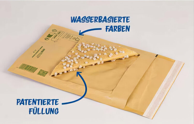 AROFAIR Papierpolstertaschen Recycling Ersatz Luftpolstertaschen 5 Größen