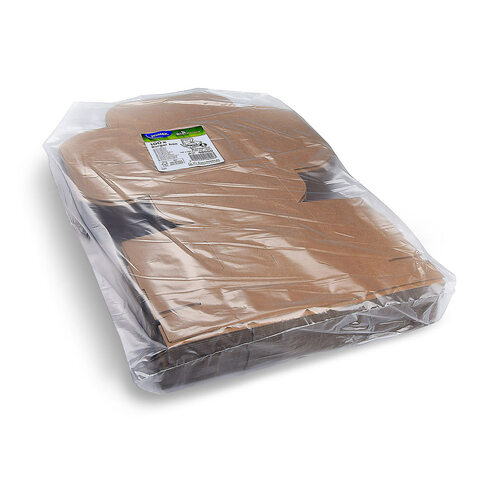 BIONATURE Burgerboxen kraft braun Fettbarriere Recycling 12x12x10cm 