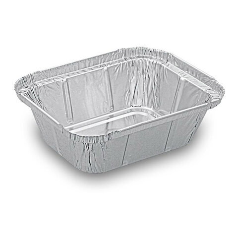 Alu-Servierschalen Aluschale Menüschale Grillschale 250ml 129x103x34mm 