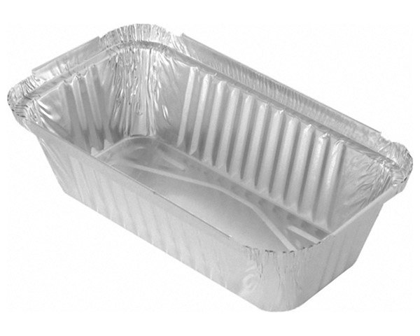 VEPATIM 100 Alu-Servierschale Aluschale Grillschale 690ml 201x109x49mm