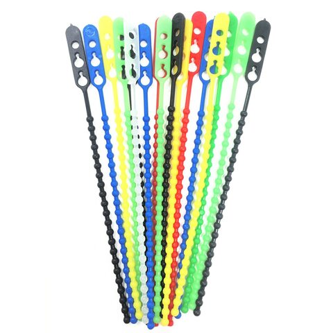 100x Schnellbinder Blitzbinder Länge 140mm wiederverschließbar natur