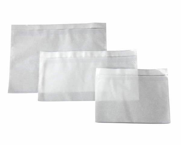 VEPATIM 1000 Dokumententaschen Begleitscheintaschen transparent DIN Lang 235x130mm