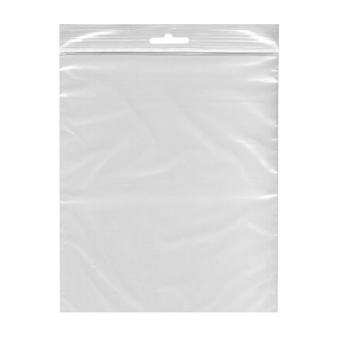 100x Druckverschlussbeutel 120 x 170 mm mit Eurolochung