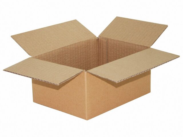 500x Faltkarton  200x150x90mm 1-wellig braun