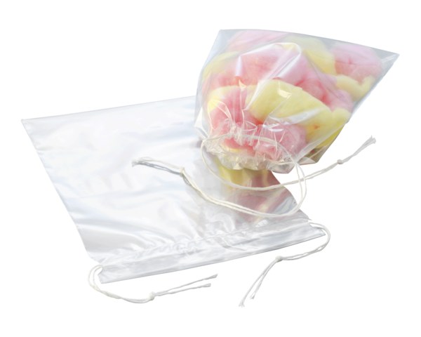 Kordelzugbeutel 150 x 210 mm 50 my 