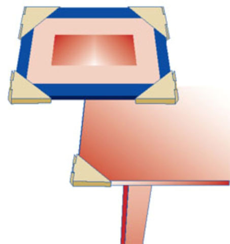 Eckenschutz-Set für Bilder Spiegel Tische Platten 