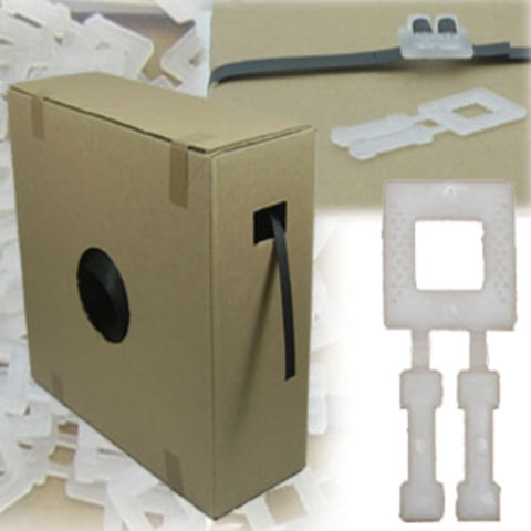 Umreifungsset bestehend aus 1000m Umreifungsband und 500 Schnallen